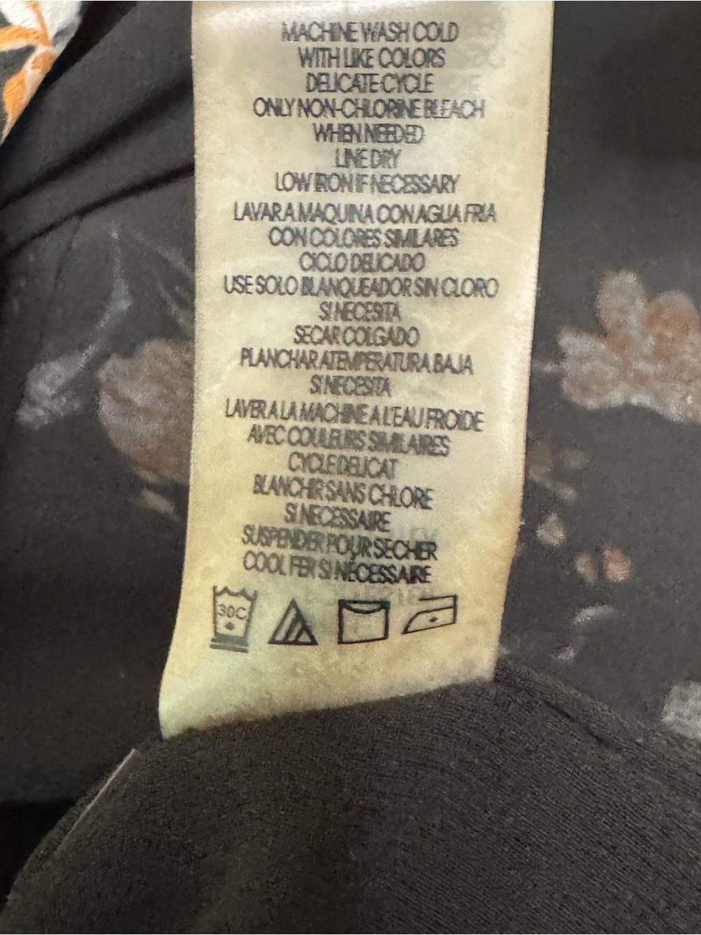 Calvin Klein Asymmetrical Patchwork Midi Skirt - Picture 6 of 6
